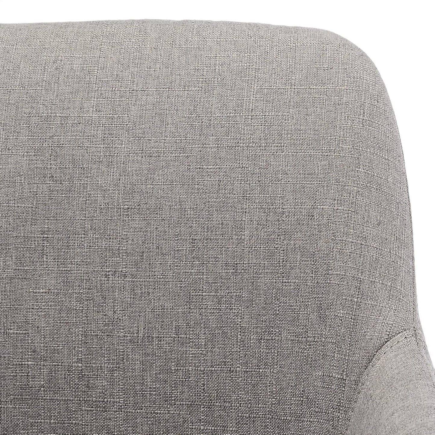 Light Gray Office Chair With 360 Swivel For Modern Home Office
