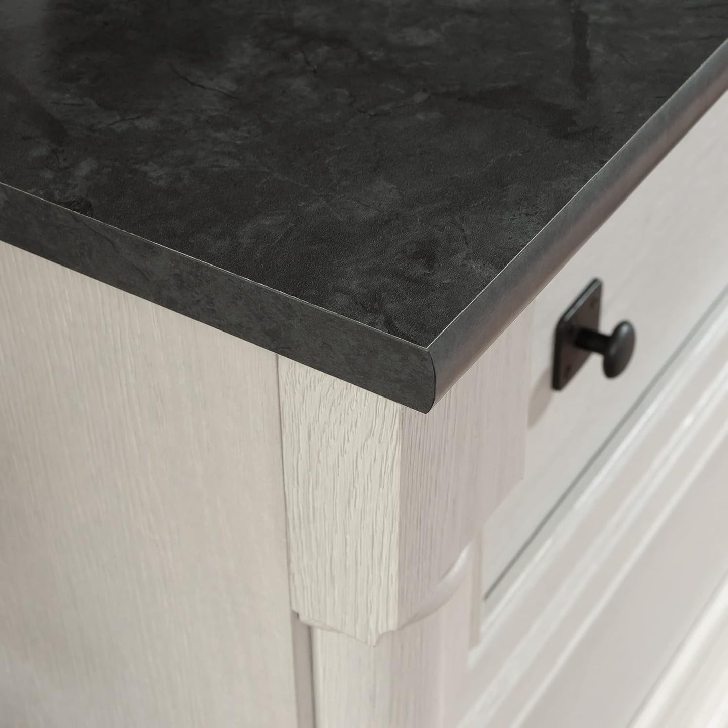 Two Drawer File Cabinet In Glacier Oak With Interlocking Drawers