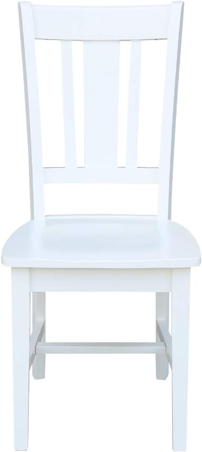 Set of Two White San Remo Splatback Dining Chairs
