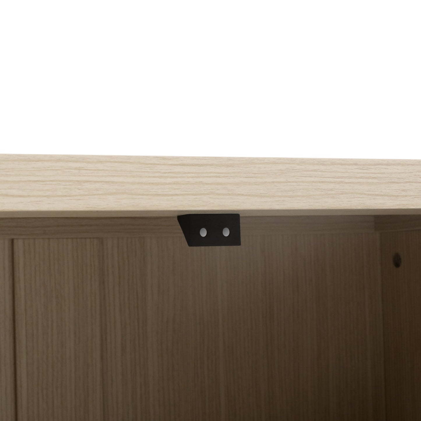Sideboard Buffet Cabinet with 4 Doors and Adjustable Shelves