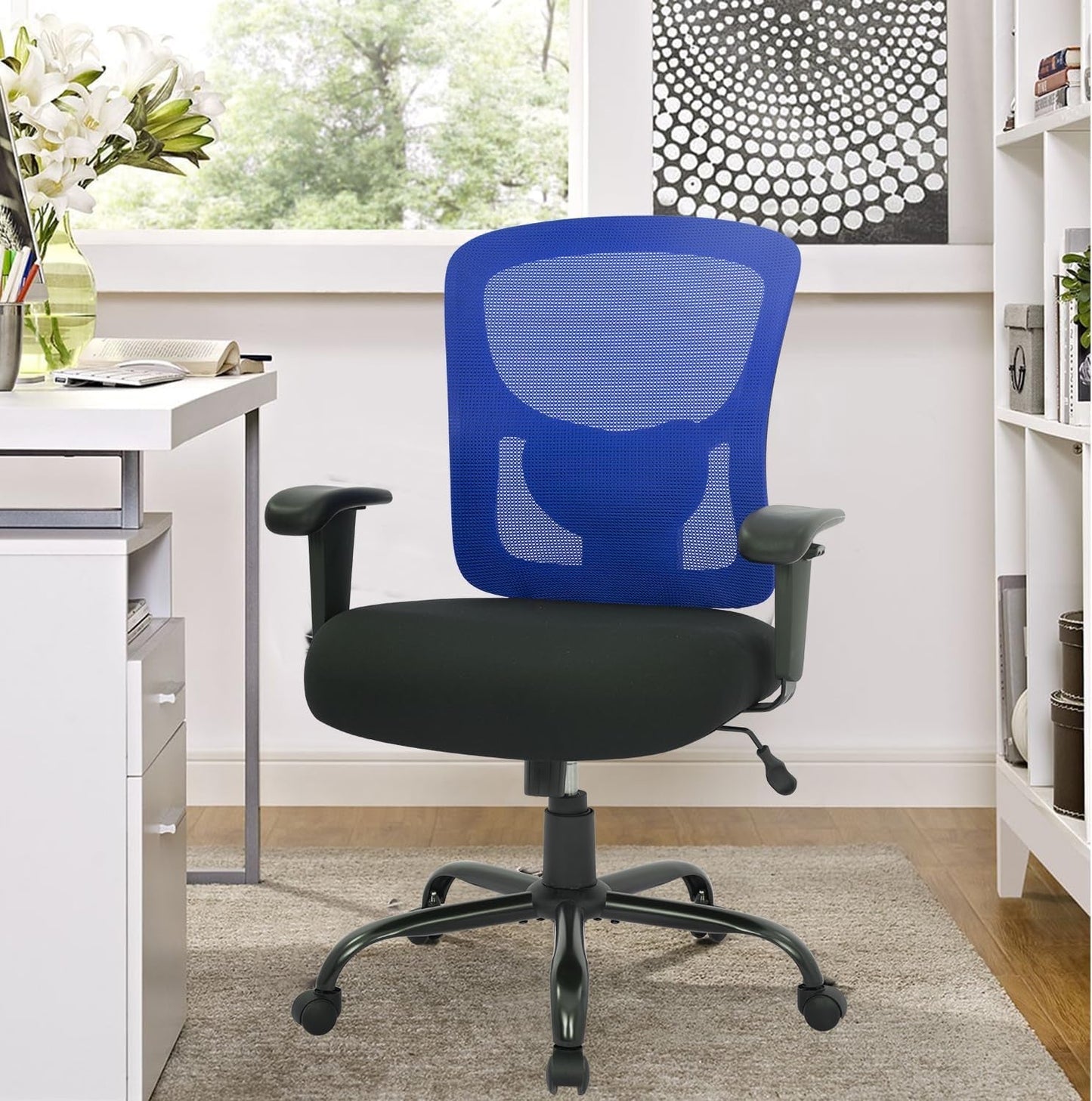 Big And Tall Office Chair 400 Lbs Lumbar Support Comfort