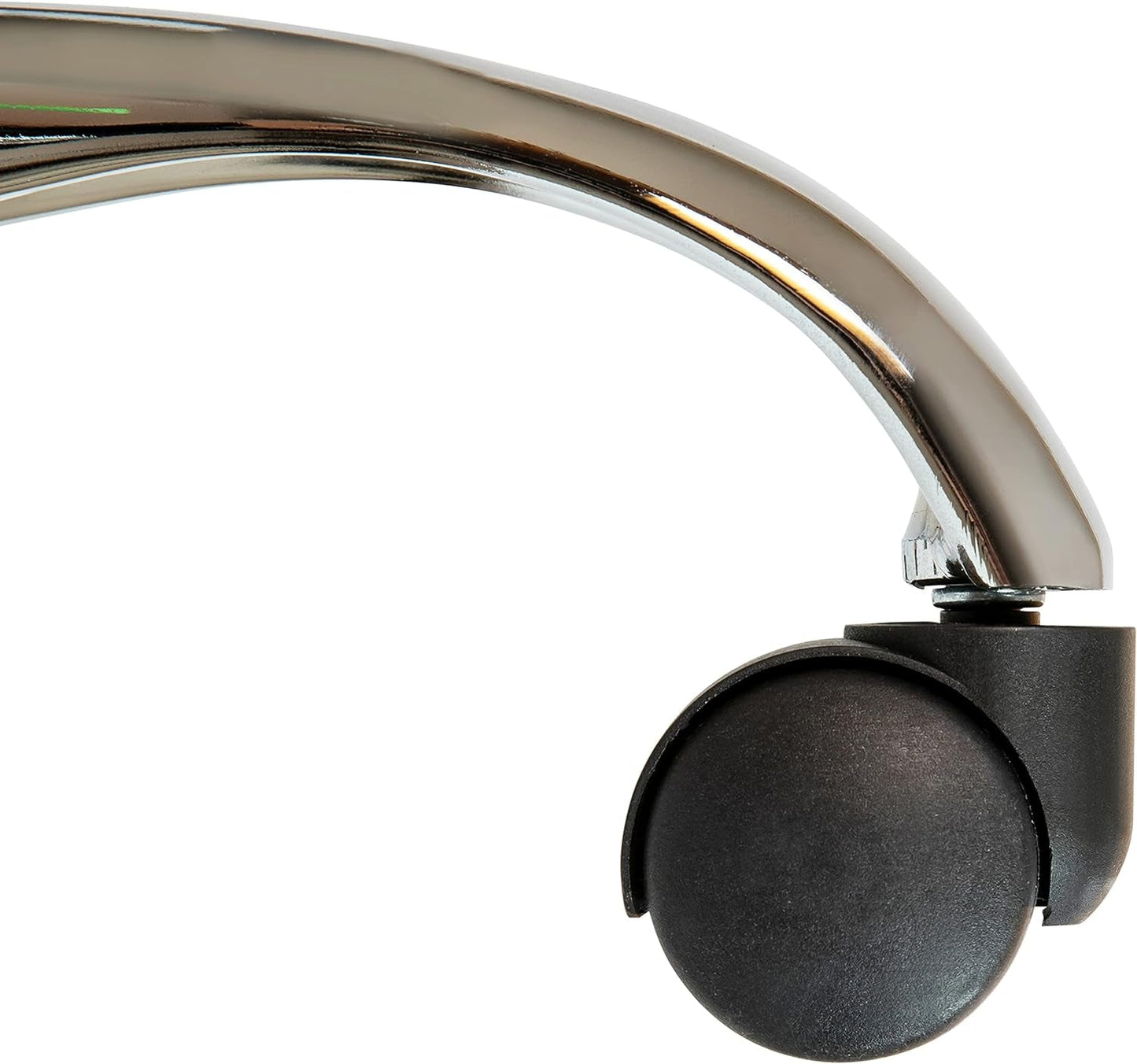 Whitney High Back Leather Office Chair With Adjustable Height Gray Chrome