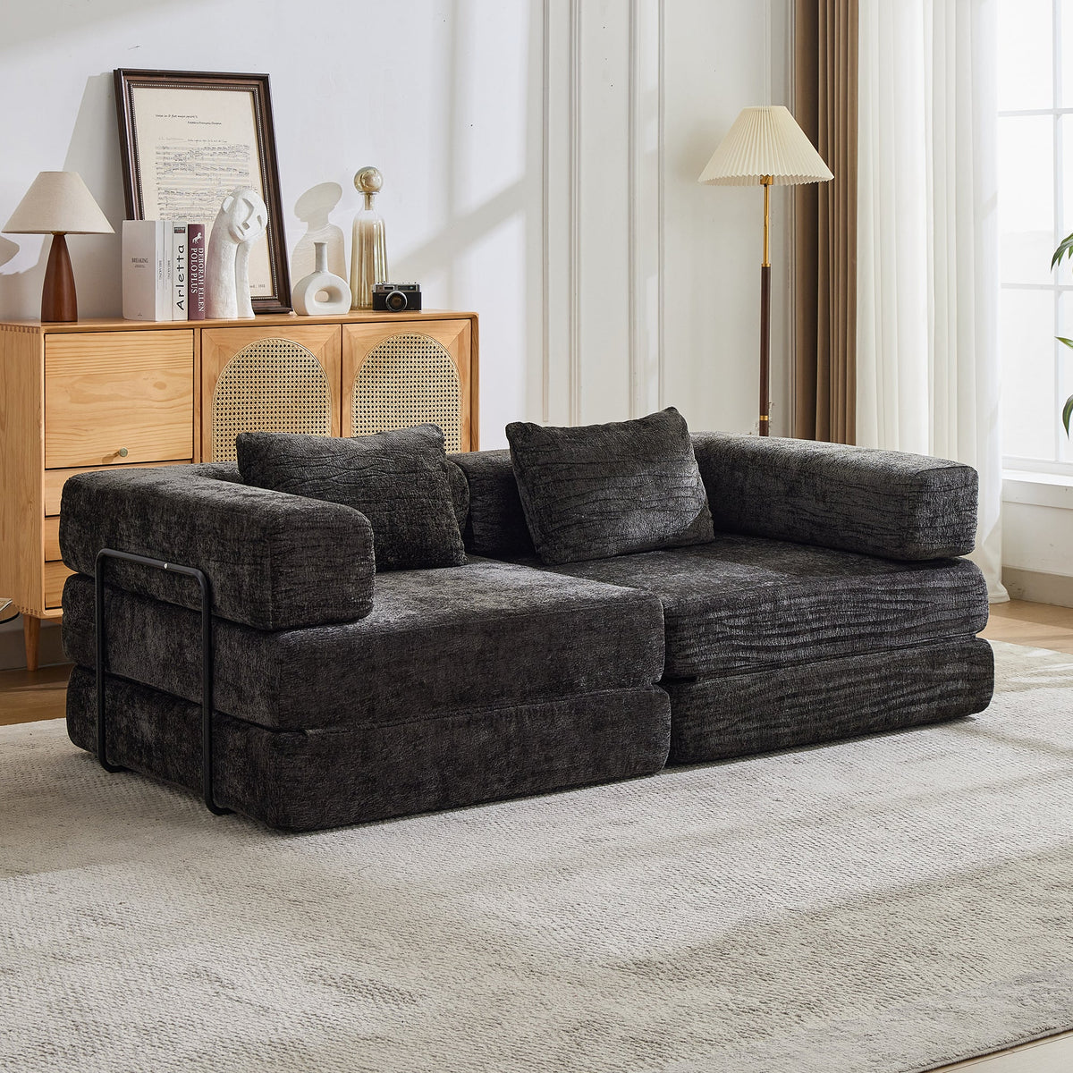 Compression Sofa - Convertible Floor Sofa Bed