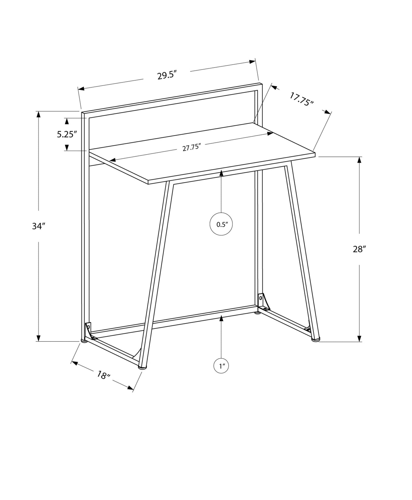 Contemporary Computer Desk