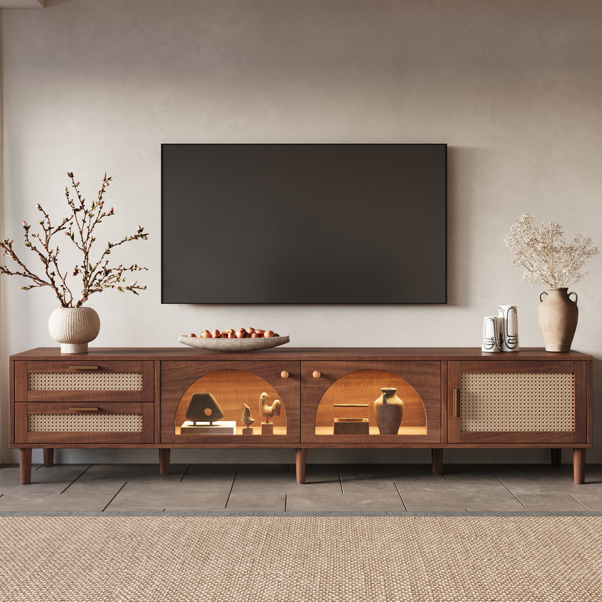86 Inch TV Stand for TVs Up to 90"