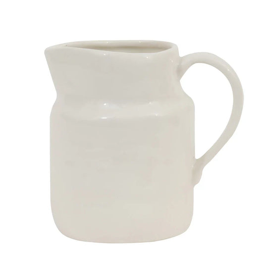 Stoneware Vintage Pitcher