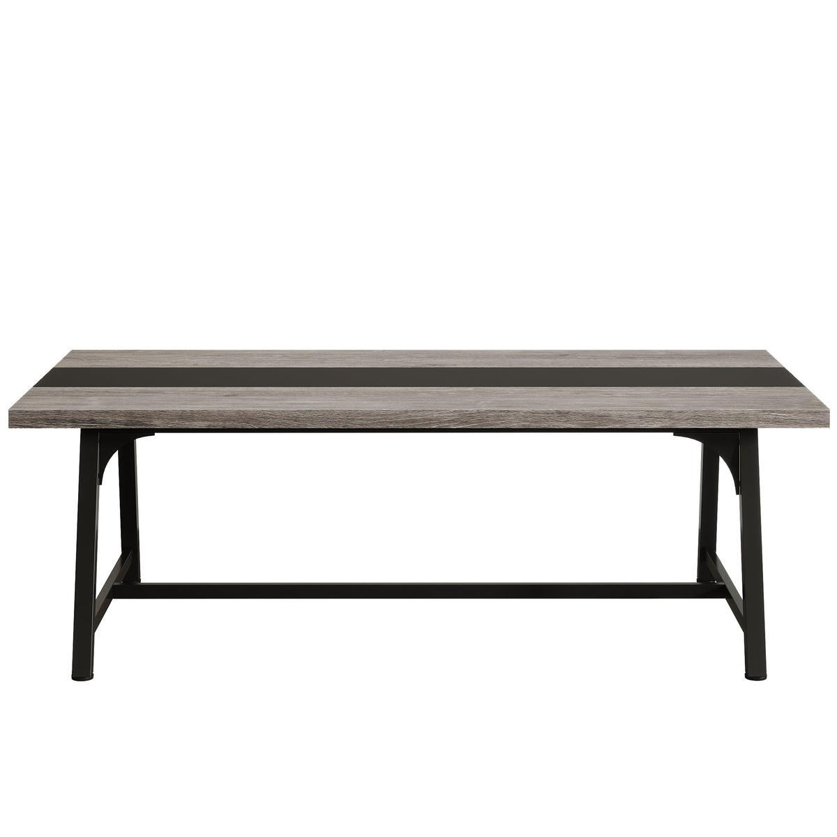Modern Rectangular Conference Table for 6-8 People