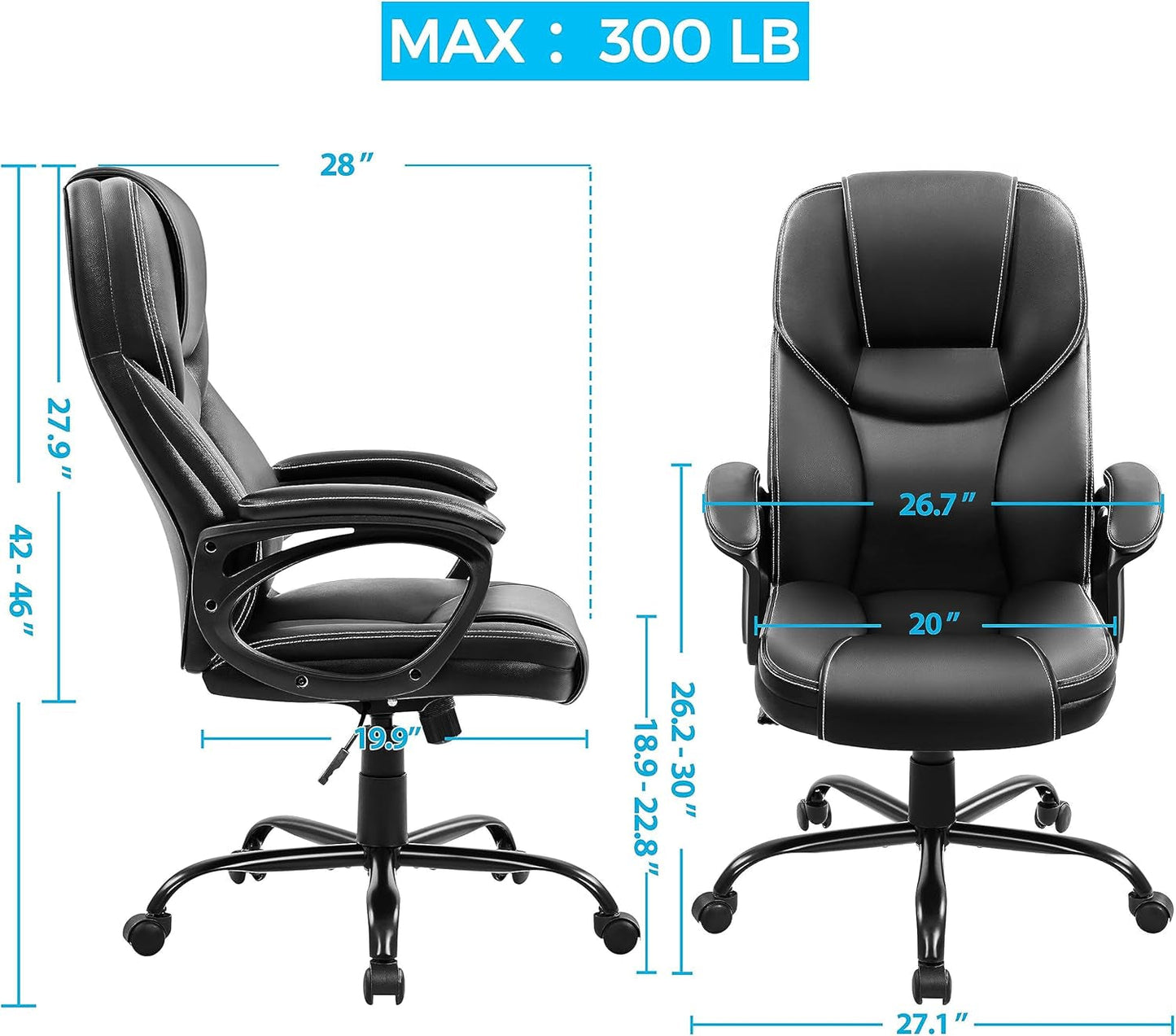 Big And Tall Ergonomic Executive Chair For Office Use