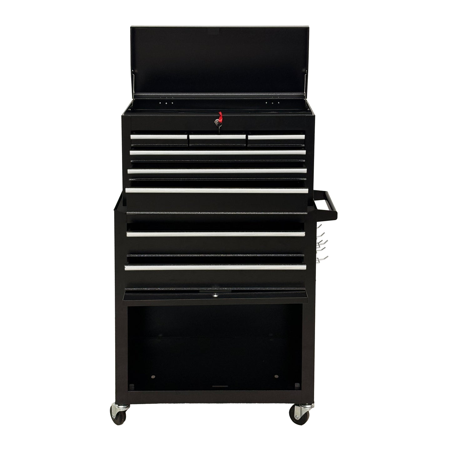 8-Drawer High-Capacity Rolling Tool Chest, Black