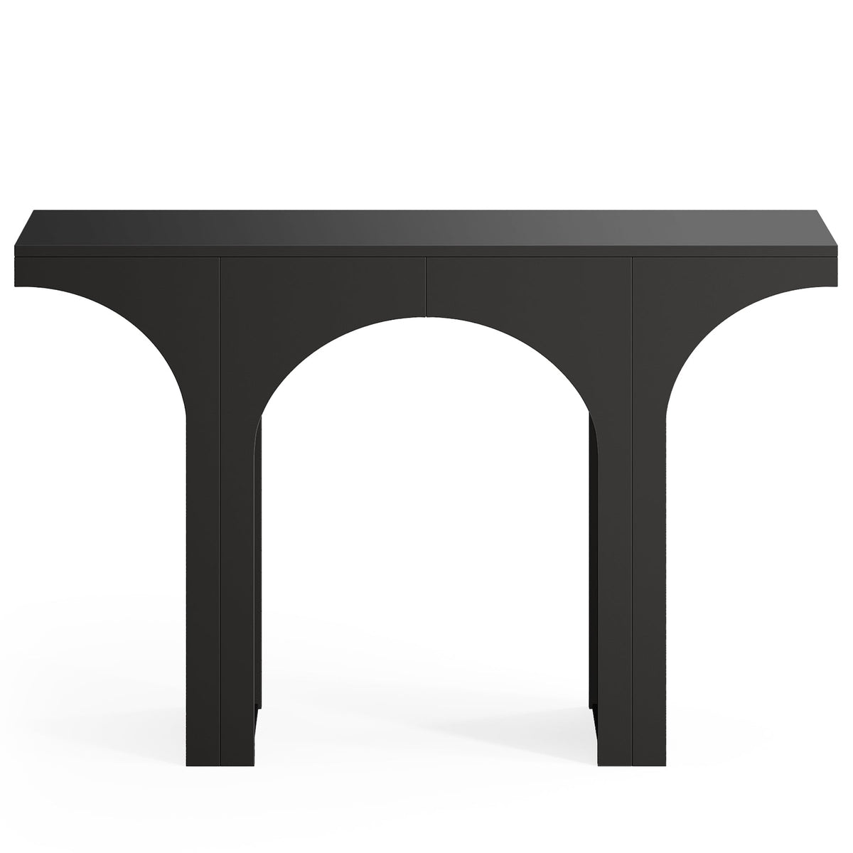 47-Inch Modern Black Console Table