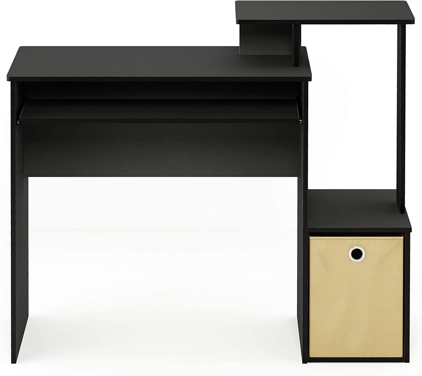 Econ Multipurpose Home Office Writing Desk Black Brown