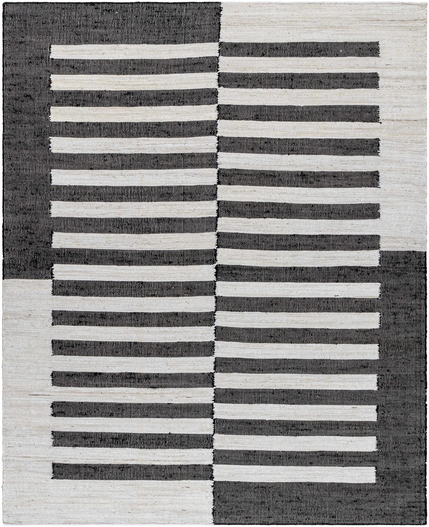 Soren Black&White Jute Area Rug