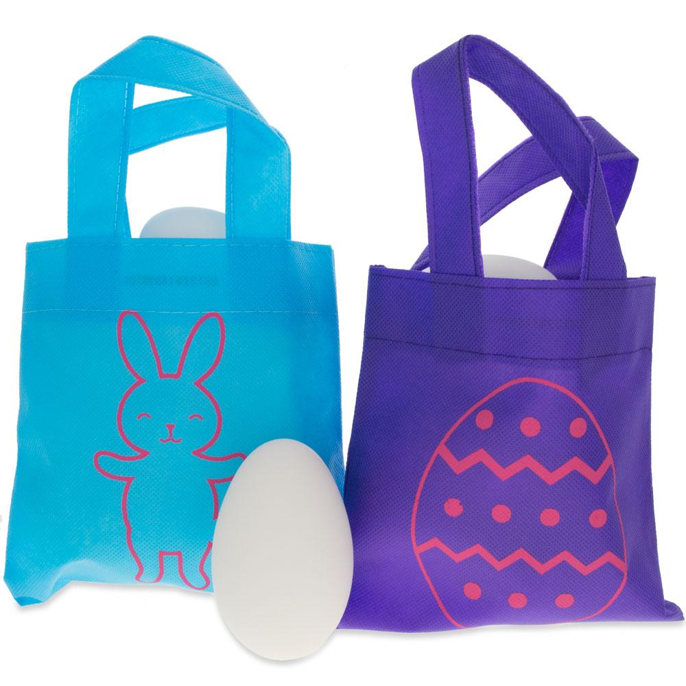 Set of 4 Easter Tote Bags 6 Inches x 9 Inches