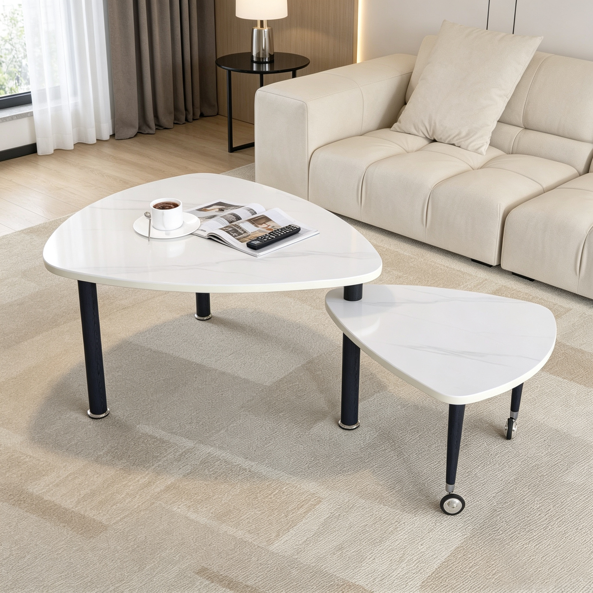 360 Degree Rotatable Coffee Table
