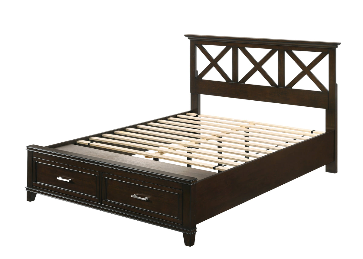 King X Storage Bed