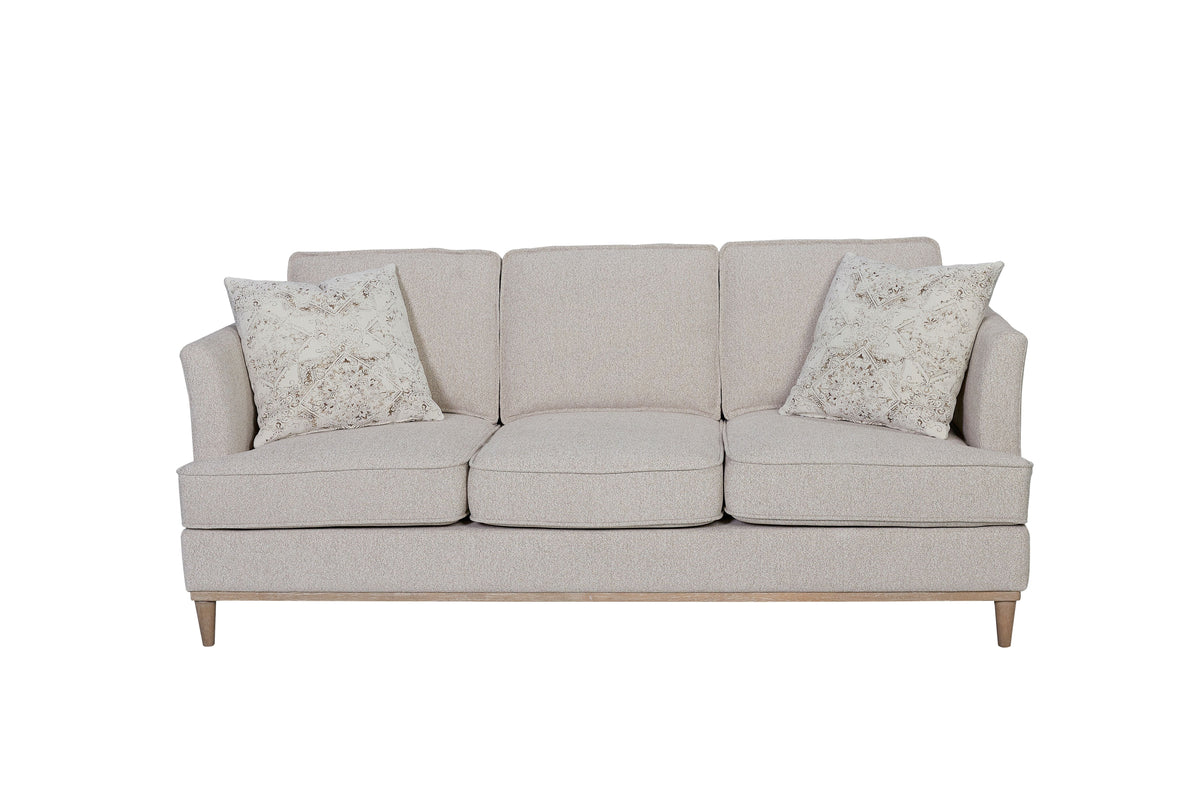Sofa With 3 Reversible Cushions and 2 Pillows