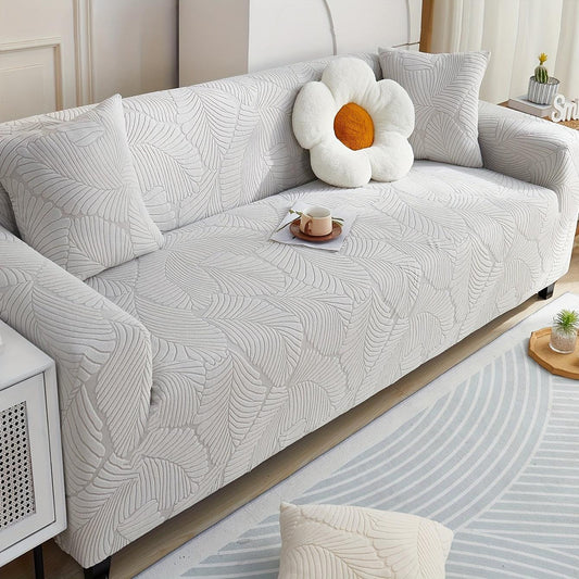 Premium Stretch Gray Couch Cover | Durable, Non-Slip & Versatile
