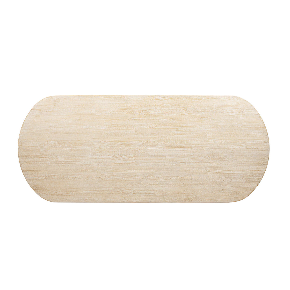 Milo 85" 8-Seat Oval Reclaimed Wood Dining Table