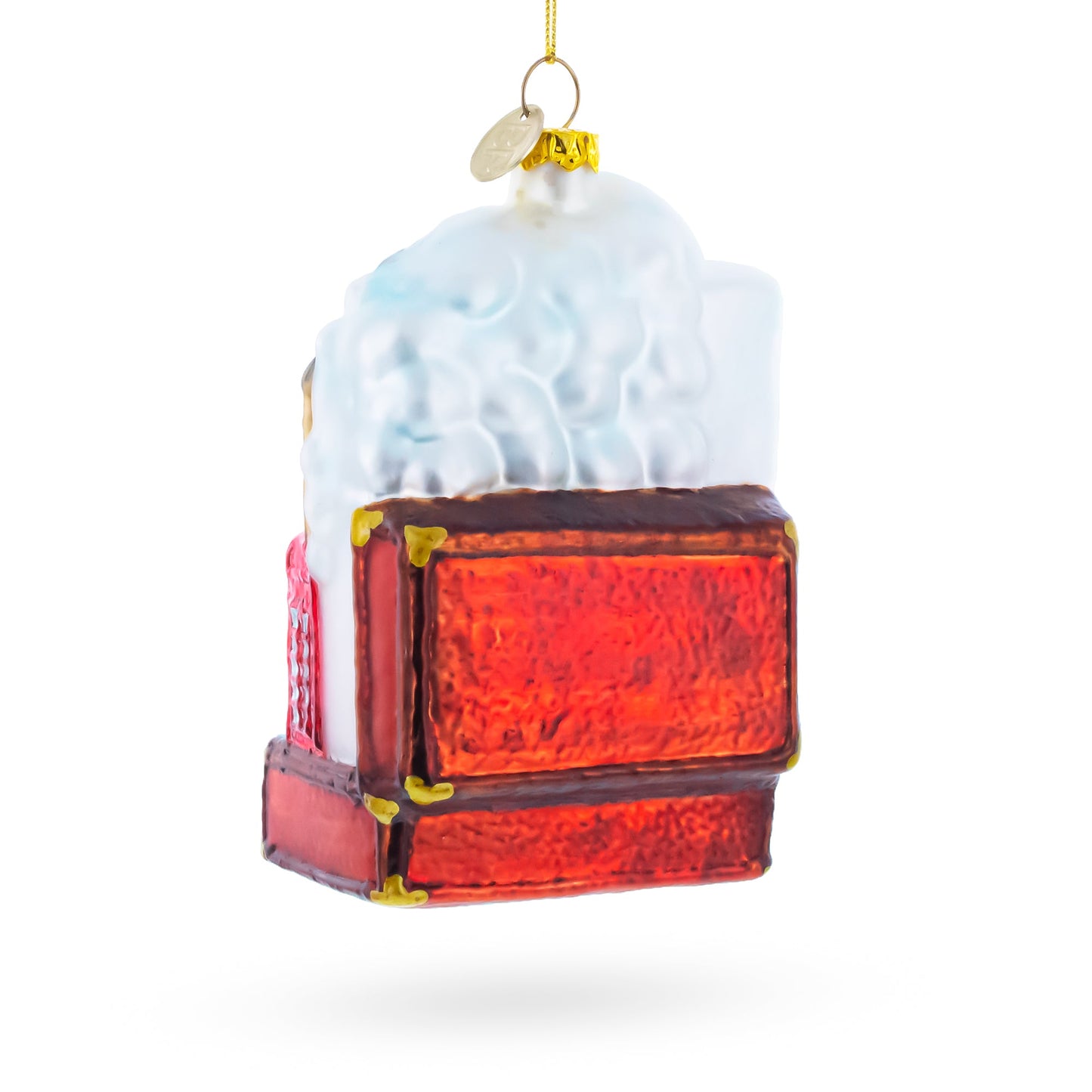 Landmarks of London, United Kingdom Glass Christmas Ornament