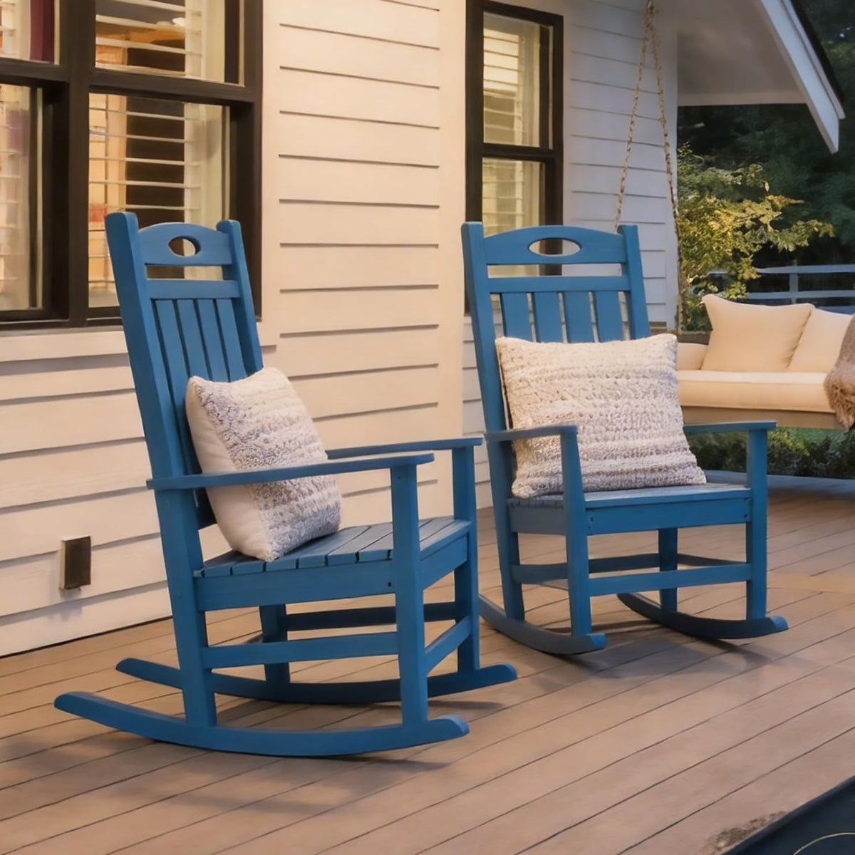 Outdoor Rocking Chair Set of 2