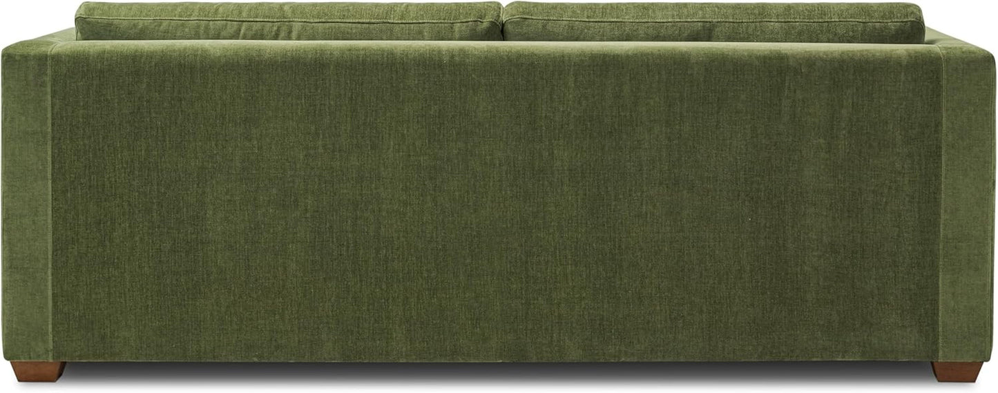 EightyTwoInches Pull Out Sofa Bed With Hidden Mattress