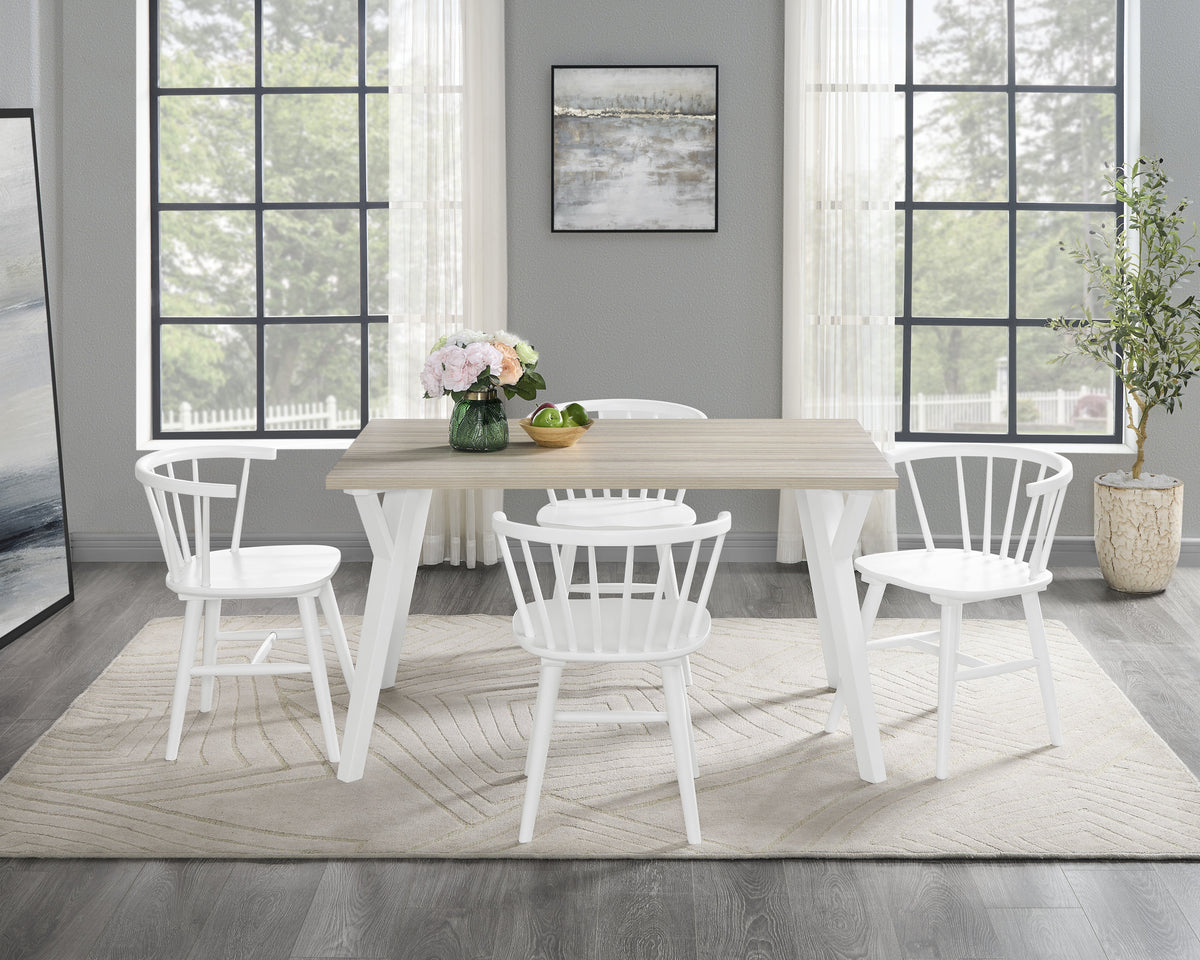 Roundhill Alwynn 5-Piece Dining Set
