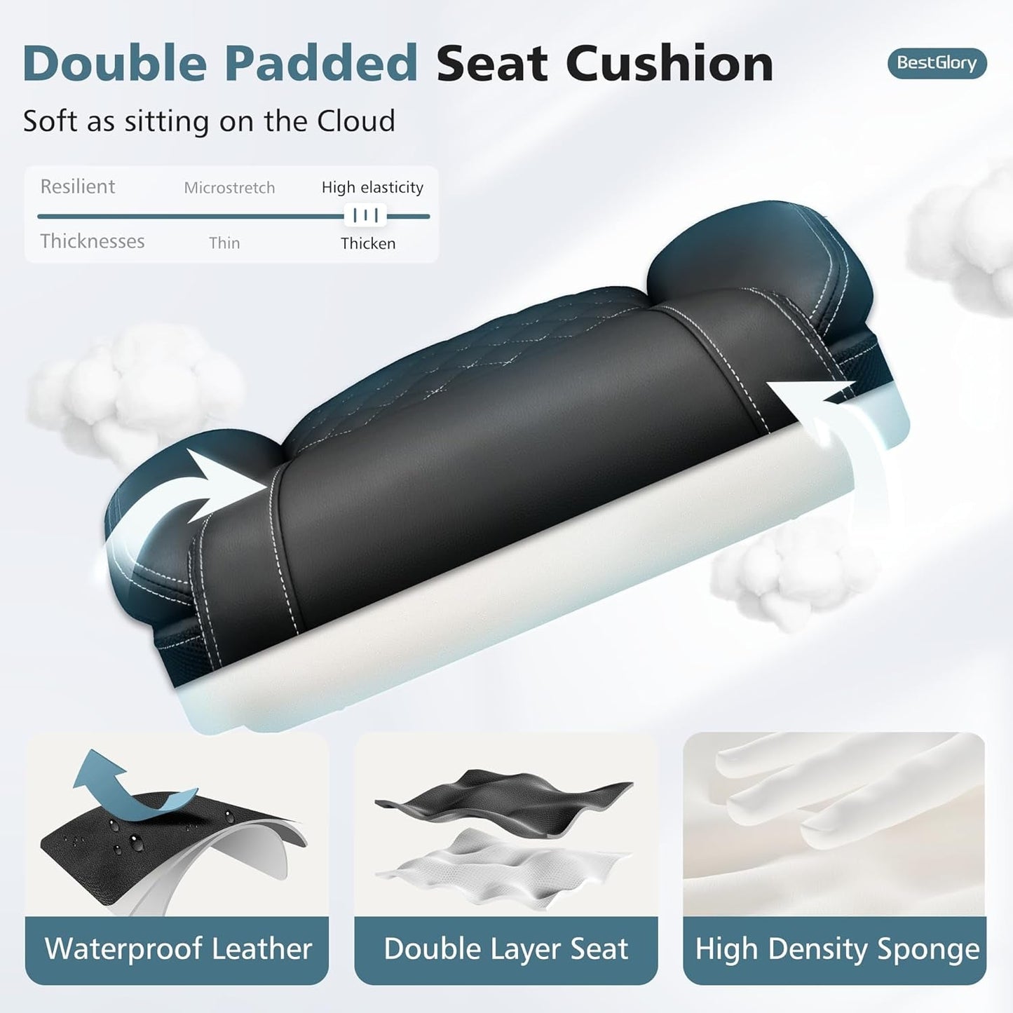 Ergonomic High Back Office Chair Tall With Lumbar Support