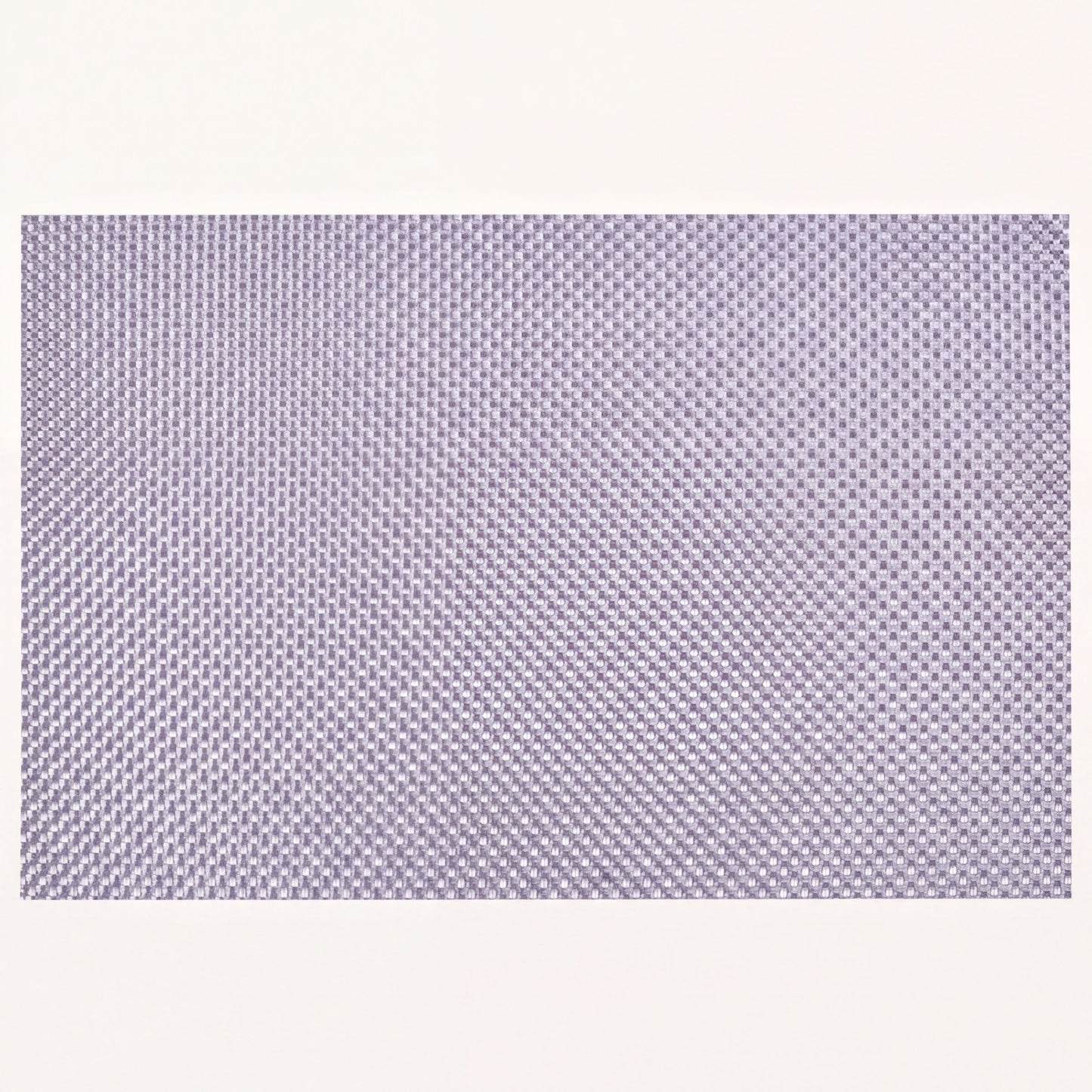 PVC Placemats - Silver Dining Table Mats | Heat Resistant Non Slip Indoor Outdoor