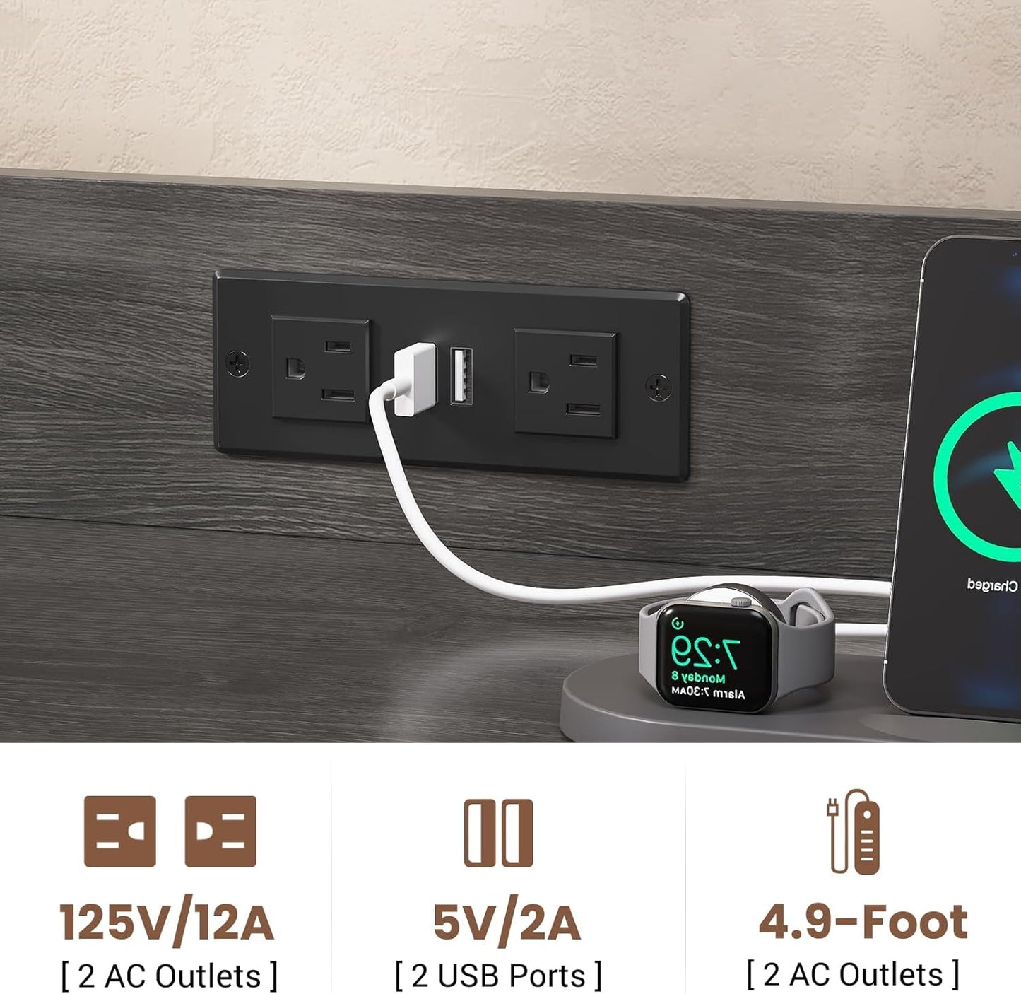 Grey 2 Drawer File Cabinet Lock For Letter Legal A4 Files