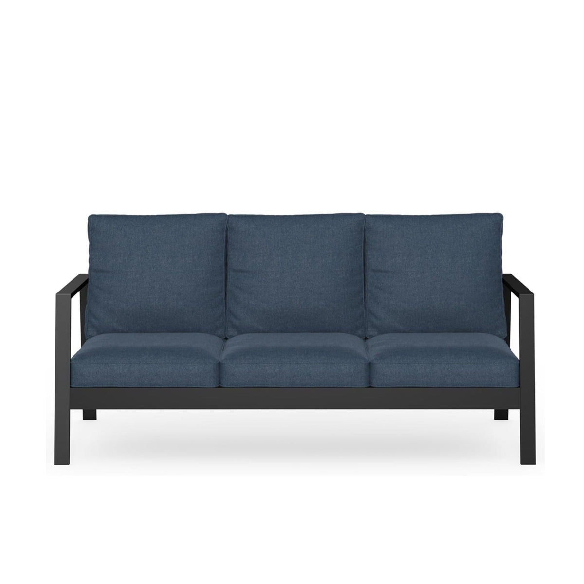 75" All-Weather Aluminum 3-Seat Patio Sofa