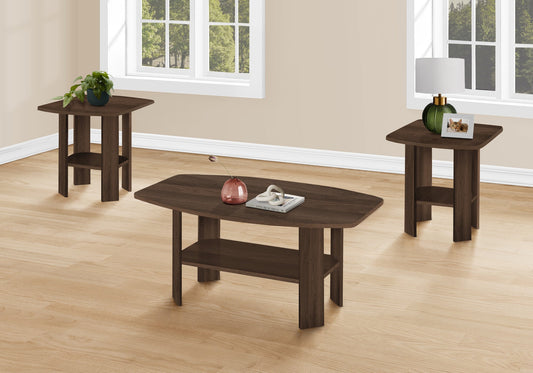 3-Piece Coffee Table and End Tables Set