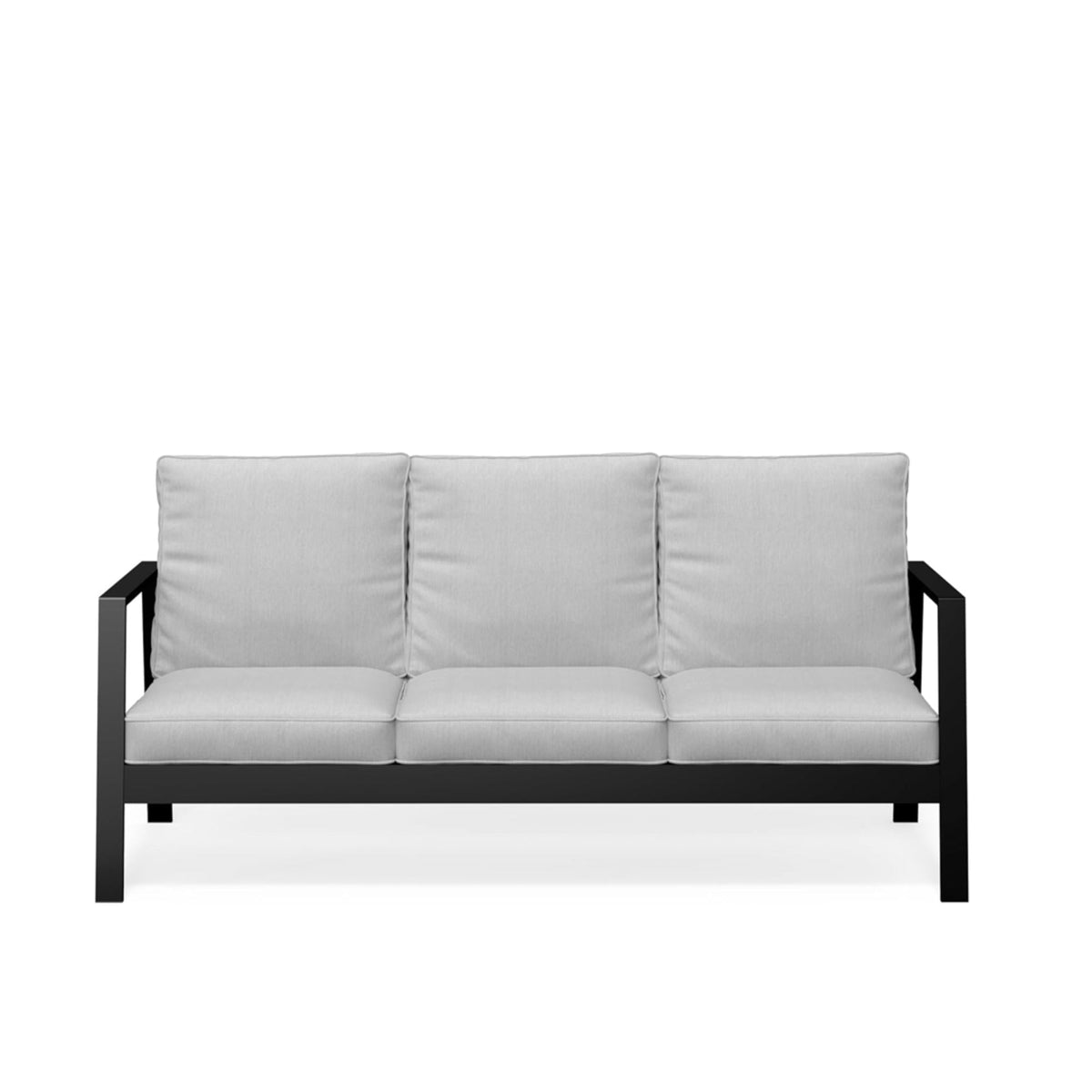 75" All-Weather Aluminum 3-Seat Patio Sofa