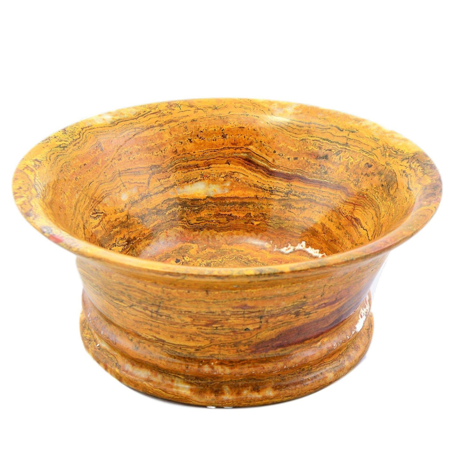 Decorative Bowl of Multi Brown Onyx