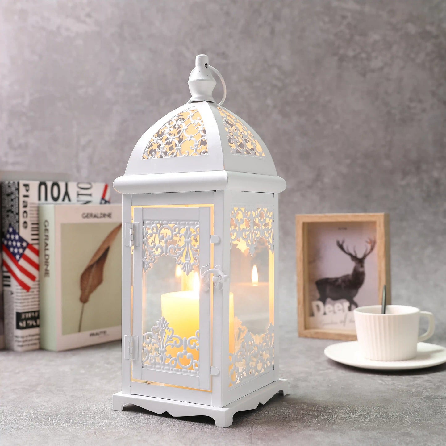 15" High Decorative Candle Lantern