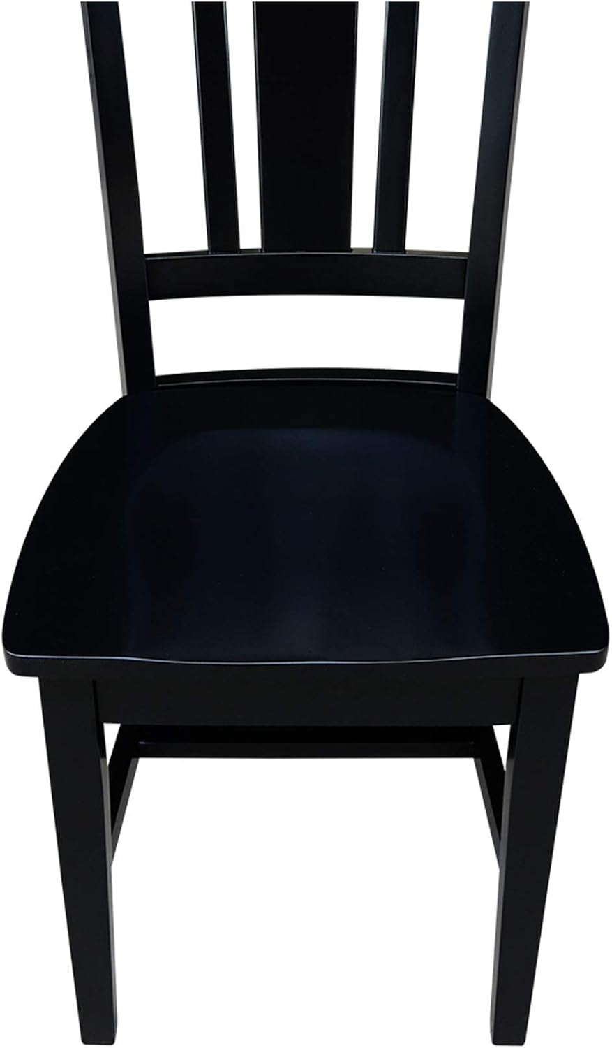 San Remo Splatback Dining Chairs Set Of Two, Black