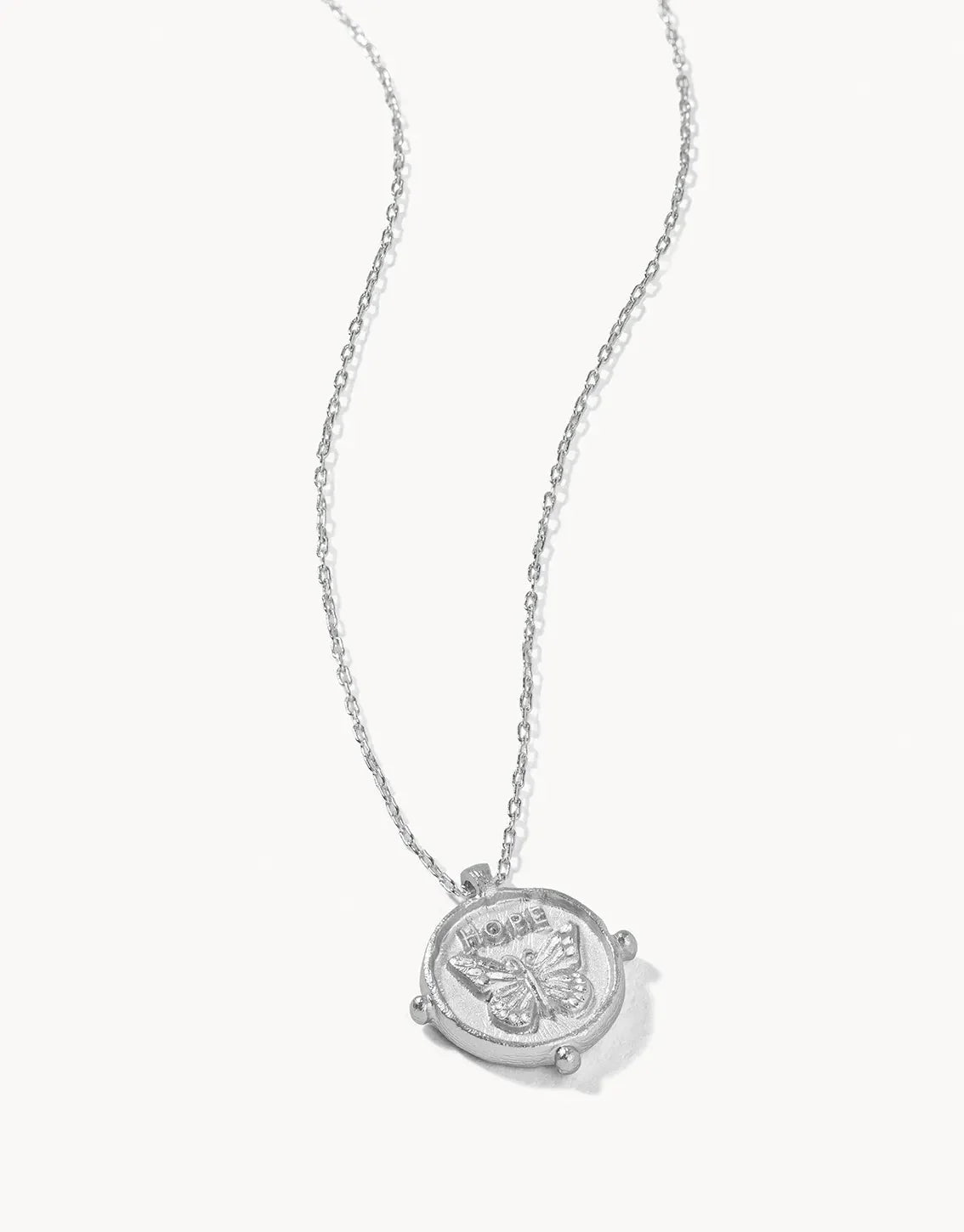 Delicate Hope Necklace 16" - Butterfly