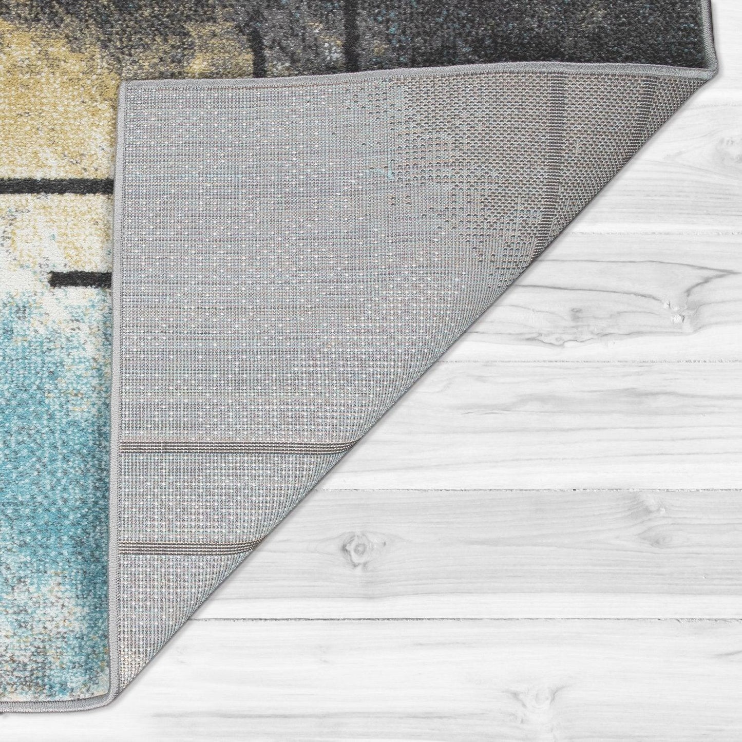 Designer Rug For Living Room, Pastel Colours, Colour Gradients, Abstract In Yellow