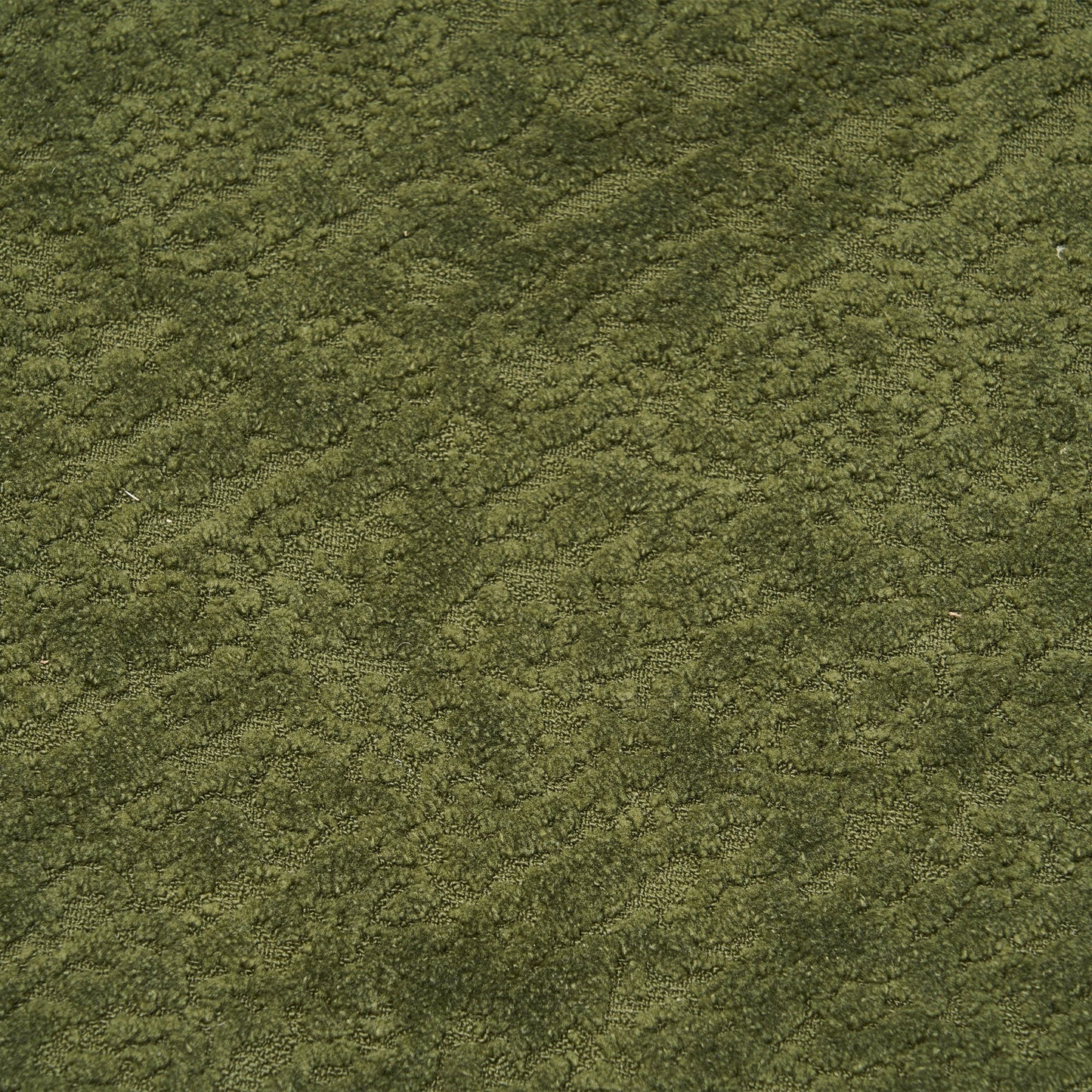 LY-025 Full Compression Sponge Sofa Forest Green Curved Modular Sectional, Chenille Upholstery, 110''L