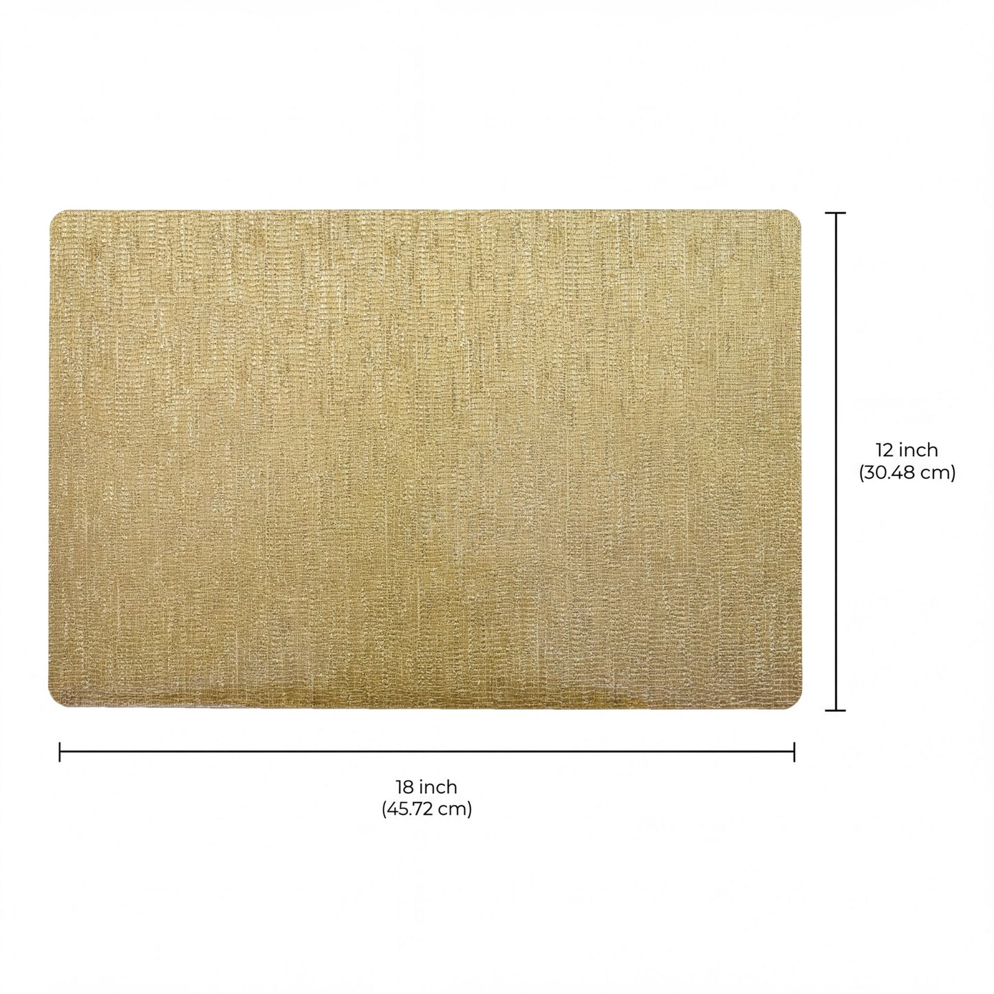 Woven PVC Placemats - Brown Non Slip Dining Table Protectors Set of 8