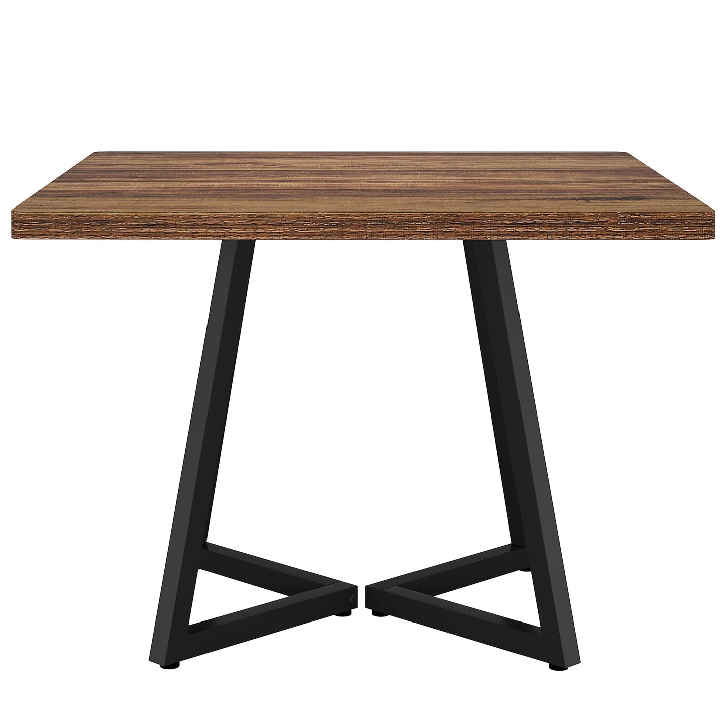 31.5" Square Rustic Dining Table for 2-4