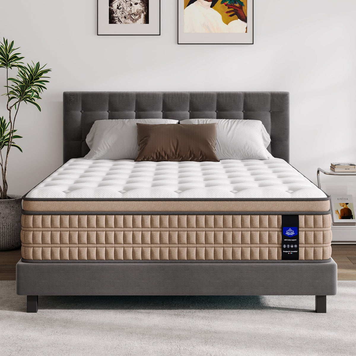 14 Inch King Mattress - Hotel-Collection Hybrid Mattress