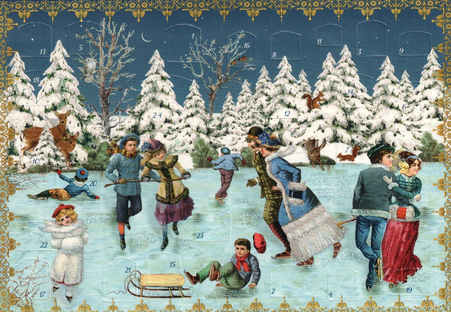 Coppenrath Mini Advent Card With Envelope - In The City