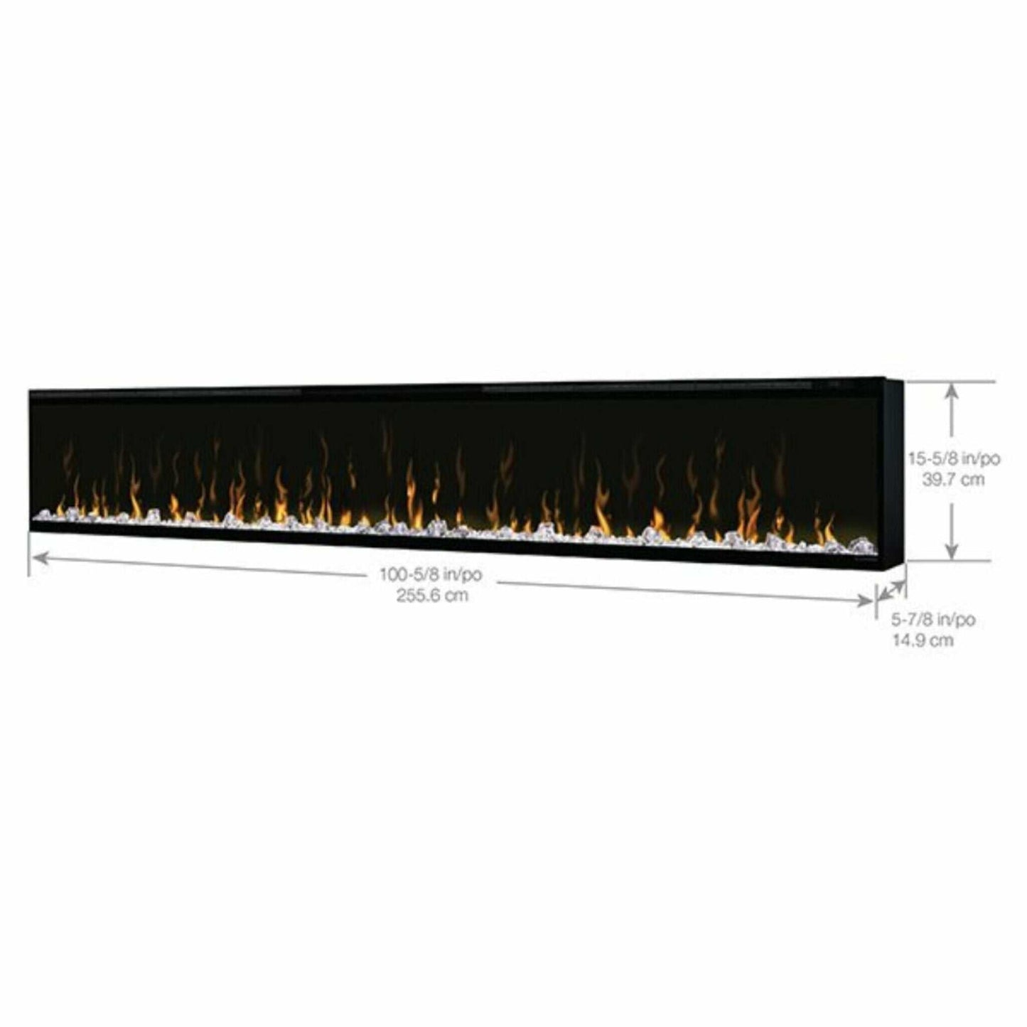 Dimplex IgniteXL 100" Built-In Linear Fireplace Electric [XLF100] (SAK28479)