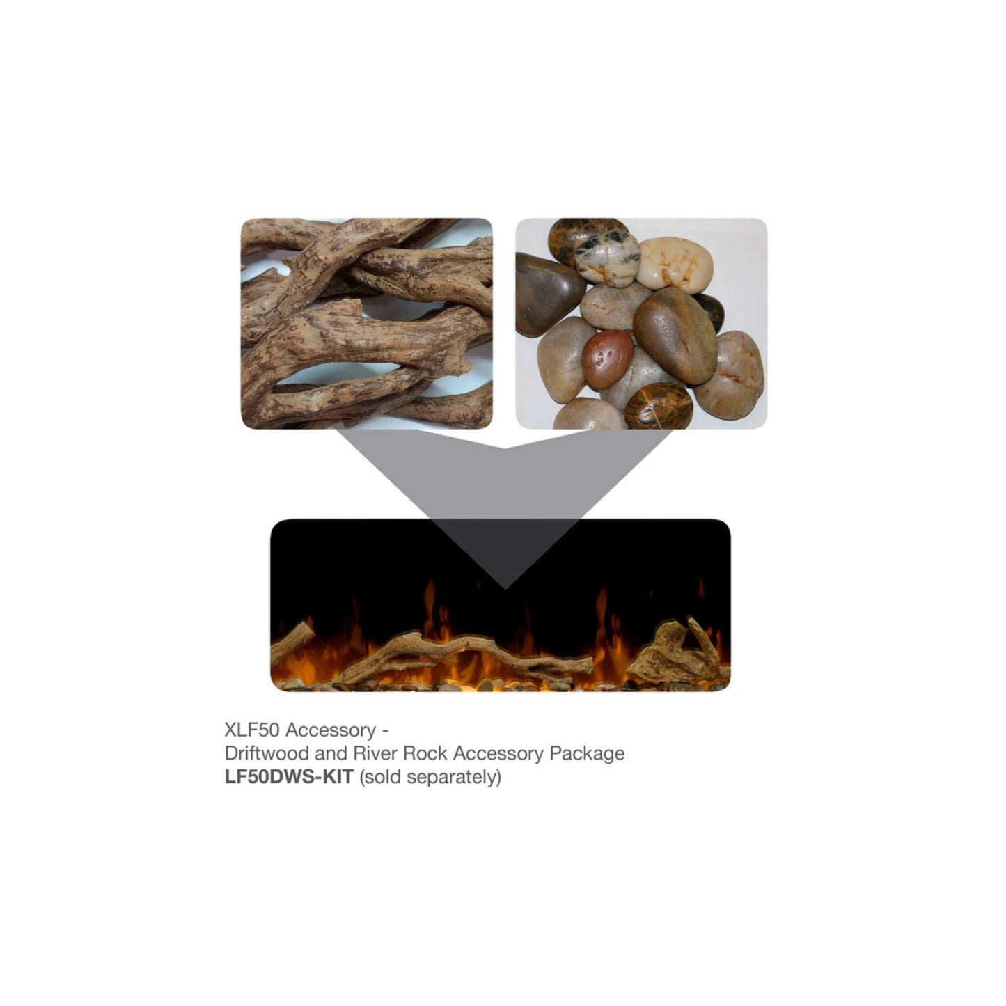 Dimplex IgniteXL 50" Linear Fireplace Electric With Comfort Saver Heating System [XLF50] (SAK85290)