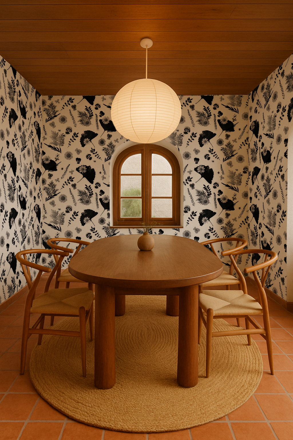 Pressed Fresh Version 01 Wallpaper, white and black