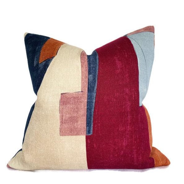 District Pillow Cover in Claret, Kelly Wearstler Textiles