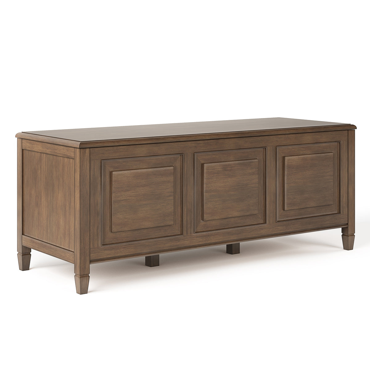 Connaught 51 Inch Wide Solid Wood Storage Bench Trunk