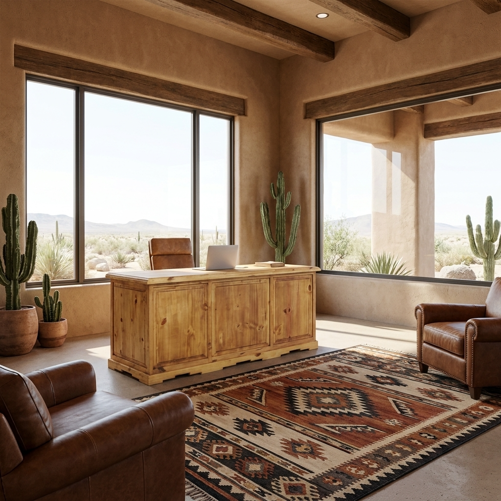Taos Executive Rustic Desk