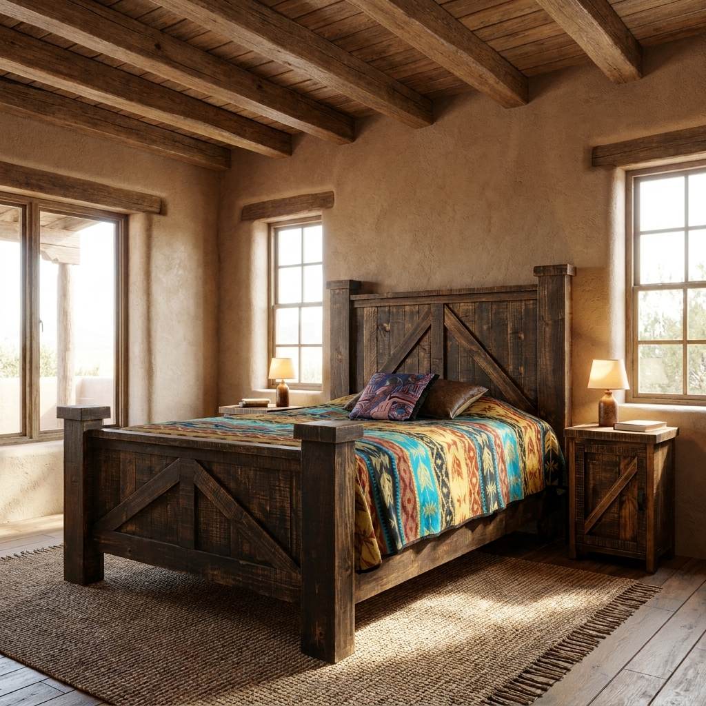 Rancho Rustic Bed