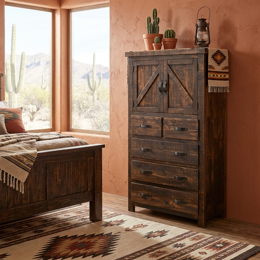 Rancho Tall Chest of Drawers